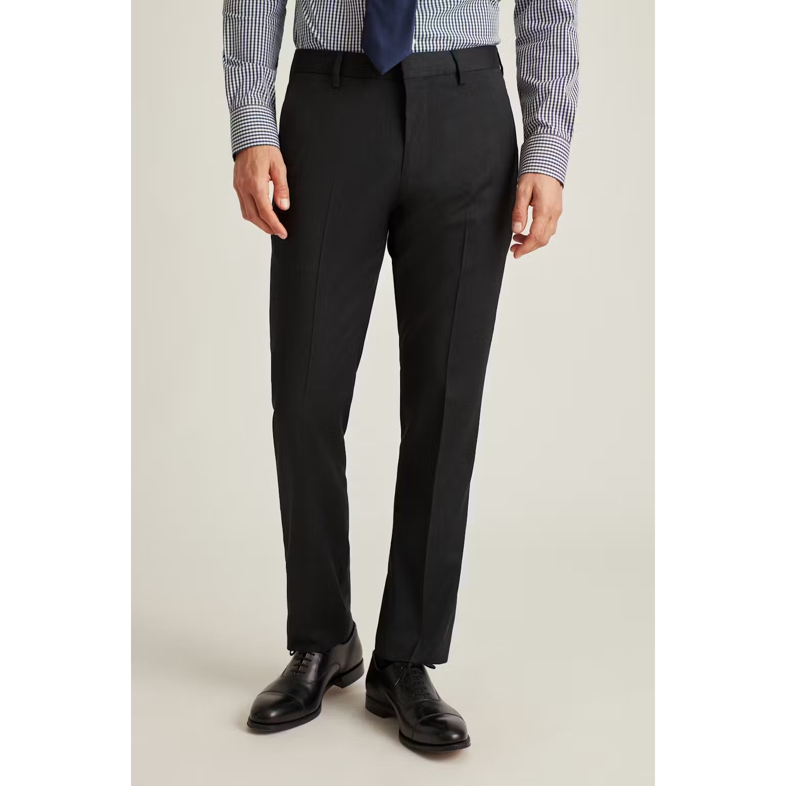 Bonobos Slim Taper Wool Dress Pants Charcoal Gray Unhemmed 33x36.5